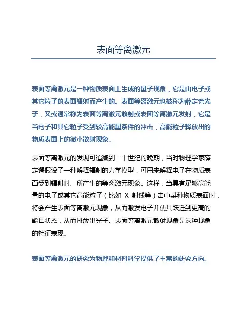 表面等离激元