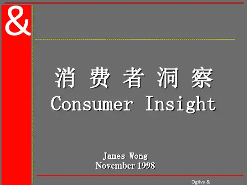 奥美《消费者洞察Consumer Insight》79页
