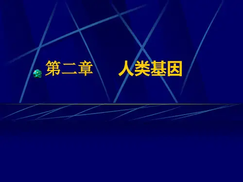 第2章人类基因