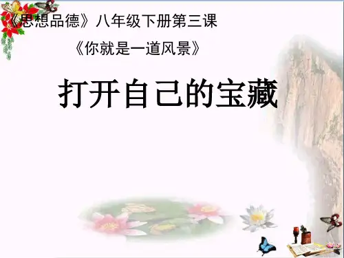 (人民版)你就是一道风景 教学PPT课件1