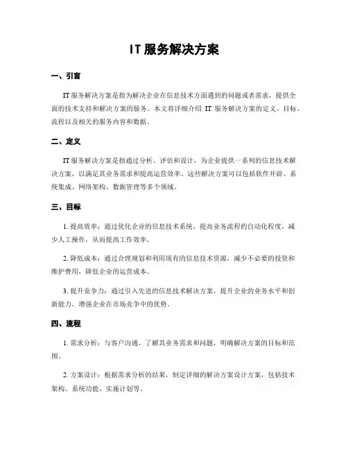 IT服务解决方案