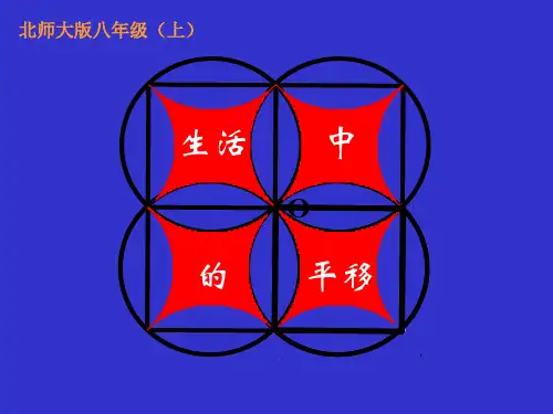 生活中的平移PPT课件