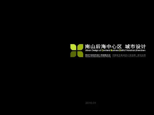 中规院-深圳后海中心区城市设计