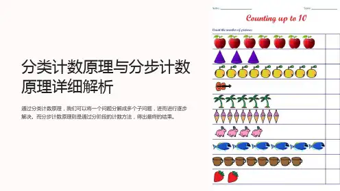 分类计数原理与分步计数原理详细解析