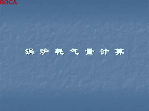 锅炉耗气量计算
