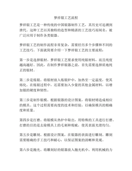 梦祥银工艺流程