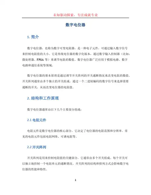 数字电位器