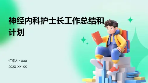 神经内科护士长工作总结和计划PPT