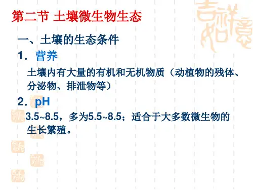 第七章 微生物生态234(土壤、大气、水体)