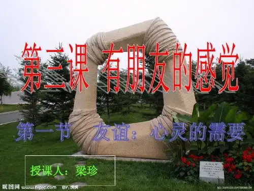思想品德：第二单元《友谊的天空》课件(教科版八年级上)