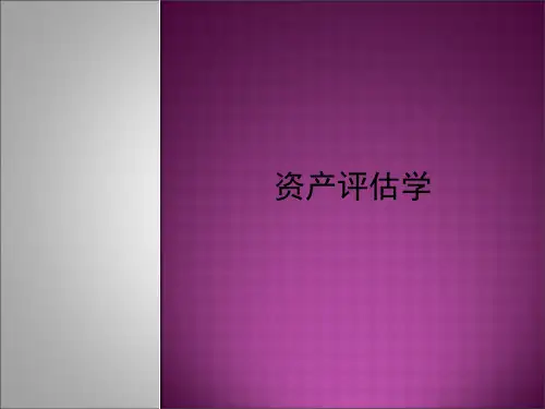 资产评估学 第九章03版y精品PPT课件