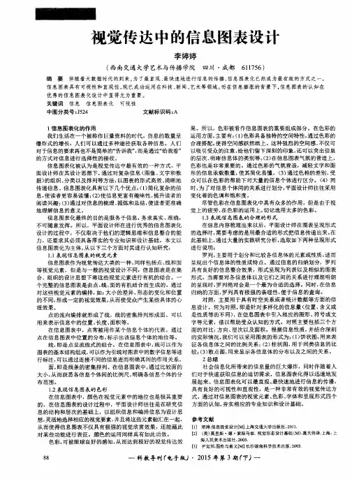 视觉传达中的信息图表设计