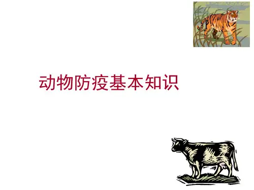 动物防疫基本知识