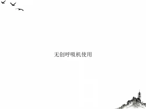 无创呼吸机使用课件PPT