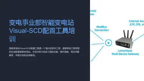 变电事业部智能变电站Visual-SCD配置工具培训