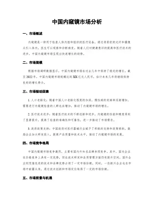 中国内窥镜市场分析