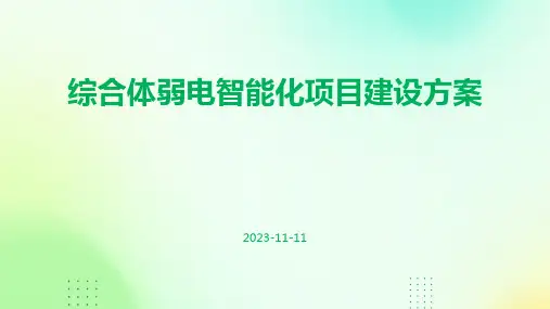 综合体弱电智能化项目建设方案
