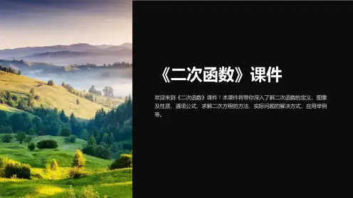 《二次函数》课件