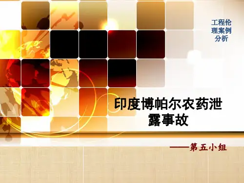 工程伦理案例分析精编版