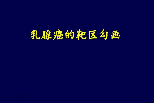 乳腺癌的靶区勾画课 ppt课件