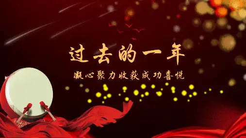 某某公司誓师大会年终总结动态ppt模板