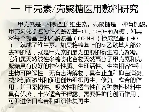 壳聚糖ppt课件