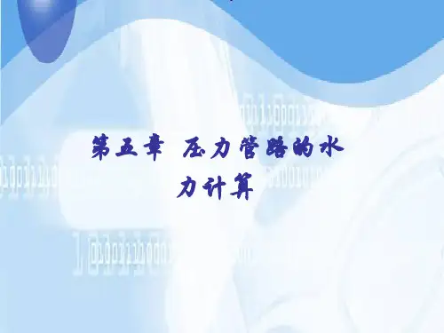 工程流体力学第五章