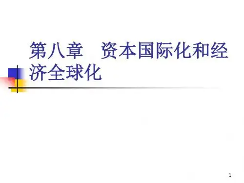 资本国际化和经济全球化ppt课件