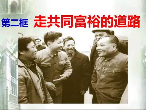 7.2走向共同富裕的道路.ppt