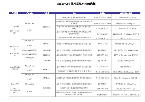 固相萃取柱