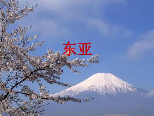 高中地理课件 世界地理【东亚和日本】