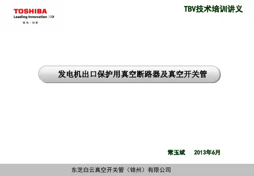 发电机出口保护真空断路器及真空开关管