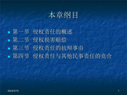 教学课件第四十六章侵权责任