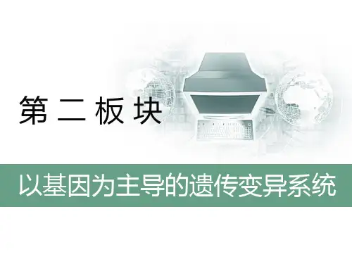 2020年高考二轮生物(全国版)基础保分专题六  基因的本质与表达-精校