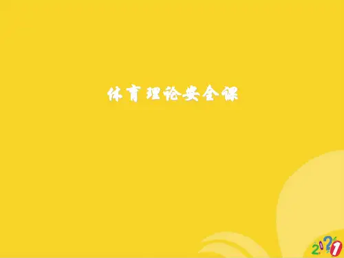体育理论安全课标准文档ppt