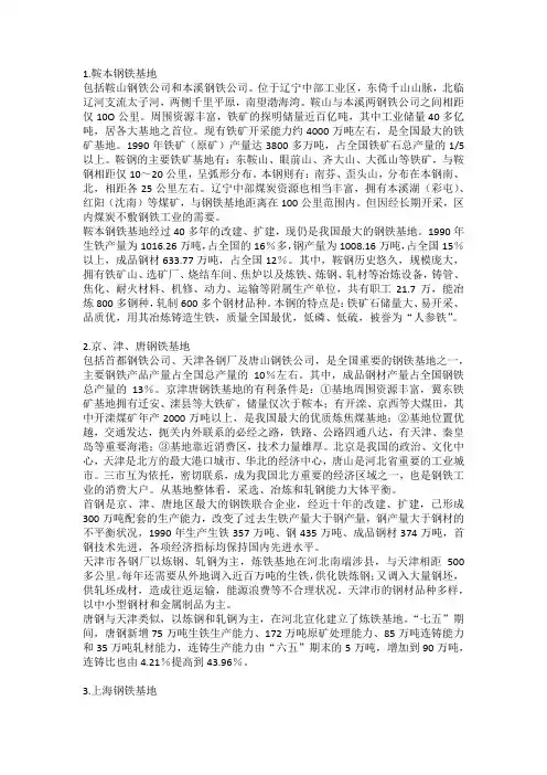钢材产地