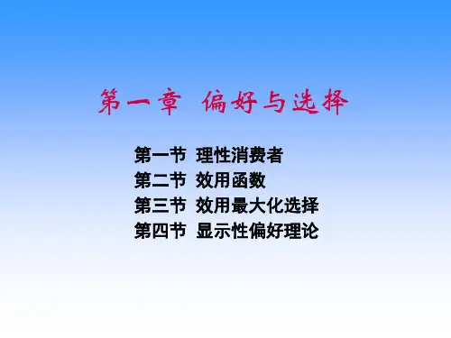 高级宏微观经济学---第1章