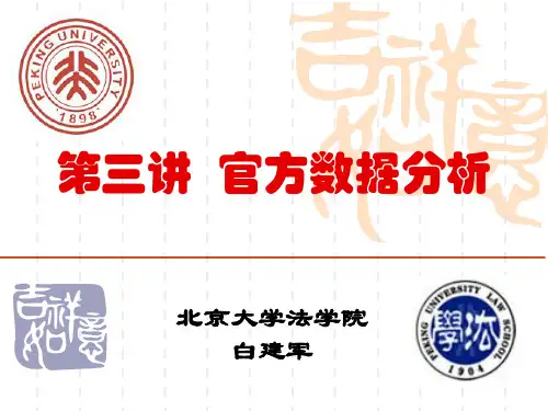 白建军教授法律实证研究方法讲座PPT