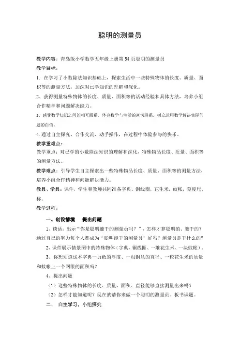 聪明的测量员