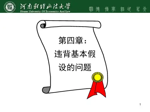 违背模型基本假设汇总