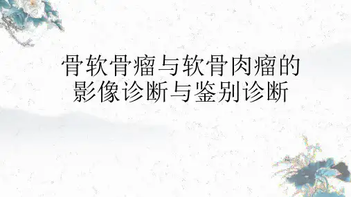 骨软骨瘤与软骨肉瘤的影像诊断与鉴别诊断