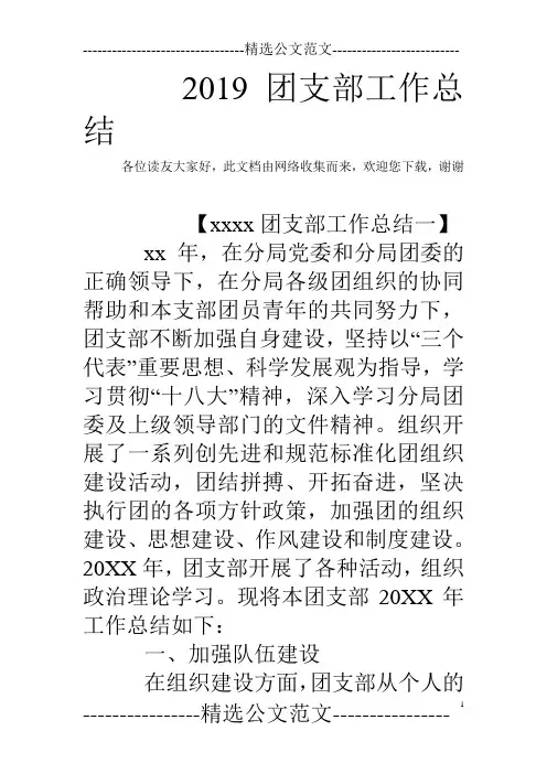 2019团支部工作总结_0