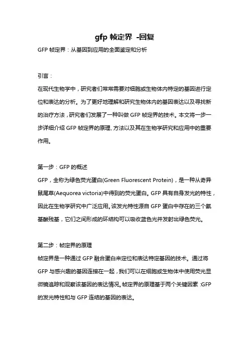 gfp帧定界 -回复