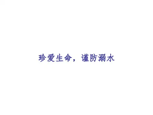 《珍爱生命-谨防溺水》PPT演示课件