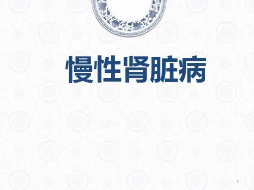 慢性肾脏病ppt课件