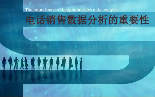 电销数据分析ppt课件