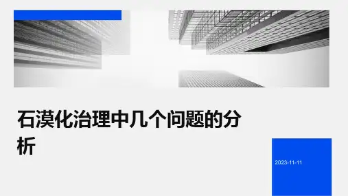 石漠化治理中几个问题的分析