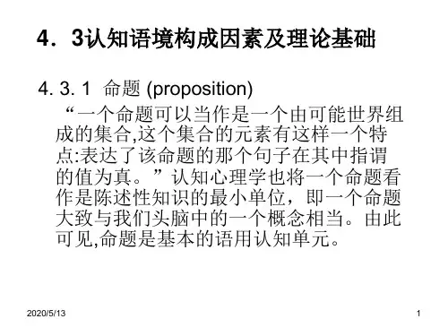 认知语境(2)ppt