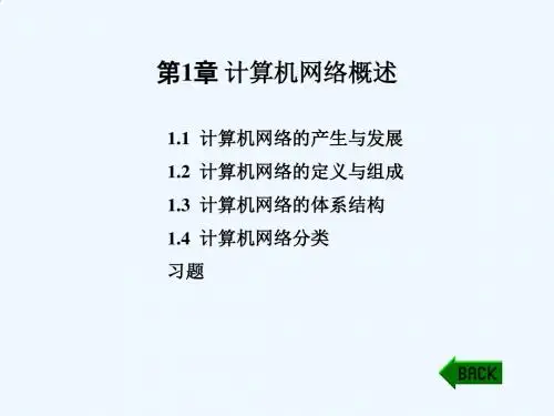 第1章 计算机网络概述 计算机网络技术导论 教学课件