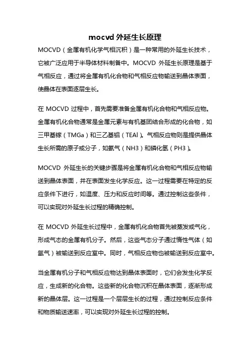 mocvd外延生长原理